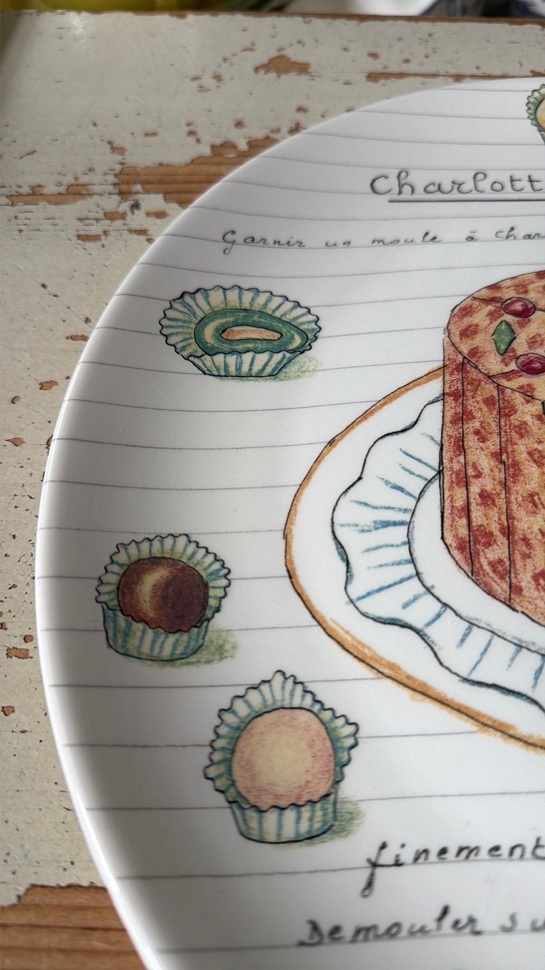Gien DESSERT GOURMANDS, Ophalen of Verzenden, Overige stijlen, Schaal of Schalen
