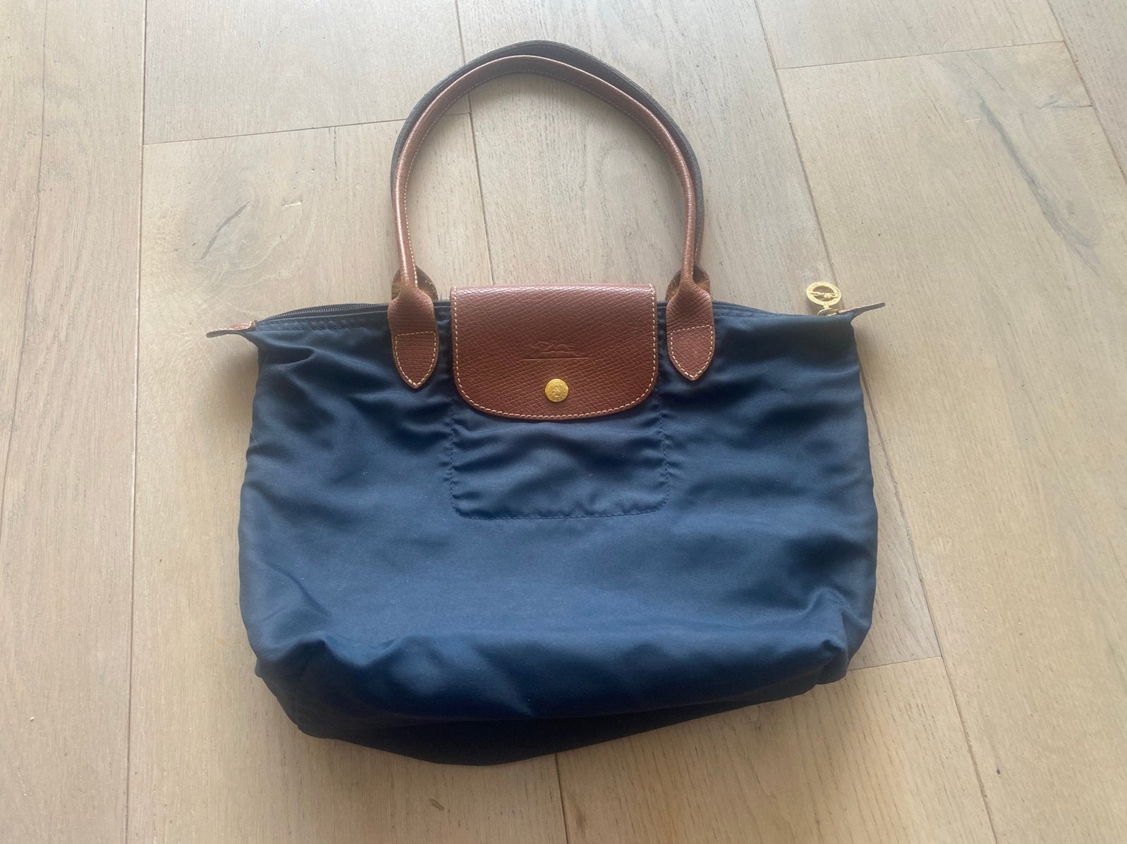 Longchamp tas blauw, Ophalen of Verzenden, Zo goed als nieuw, Blauw, Schoudertasje