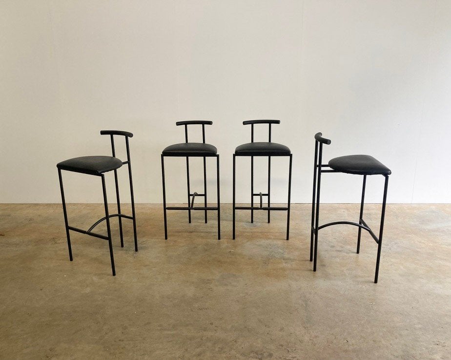 Bieffeplast Tokio design barkruk Italië 150,- per stuk, Gebruikt, Molenakkerstraat 10b, Met voetsteun, 60 tot 90 cm