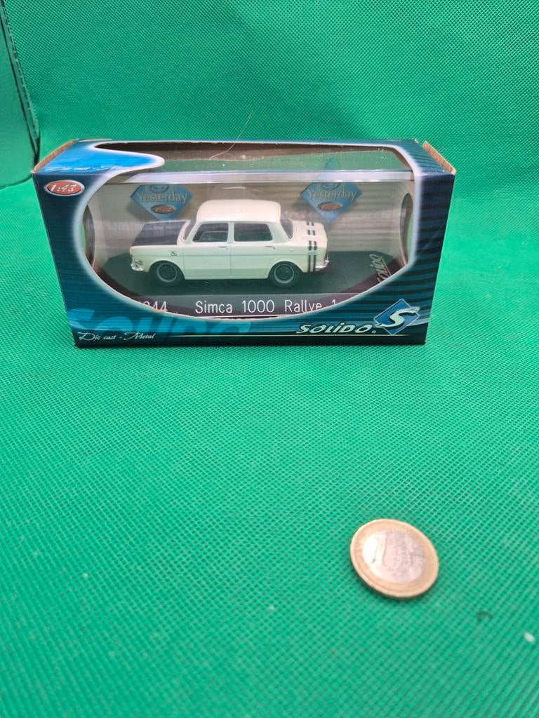 165 Simca 1000 Rallye 1 1/43 Solido, Ophalen of Verzenden, Zo goed als nieuw, Auto, Solido