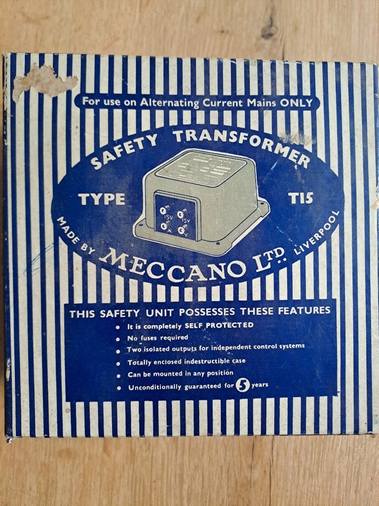 Meccano trafo, Hobby en Vrije tijd, Ophalen of Verzenden, Zo goed als nieuw, 1:32 tot 1:50