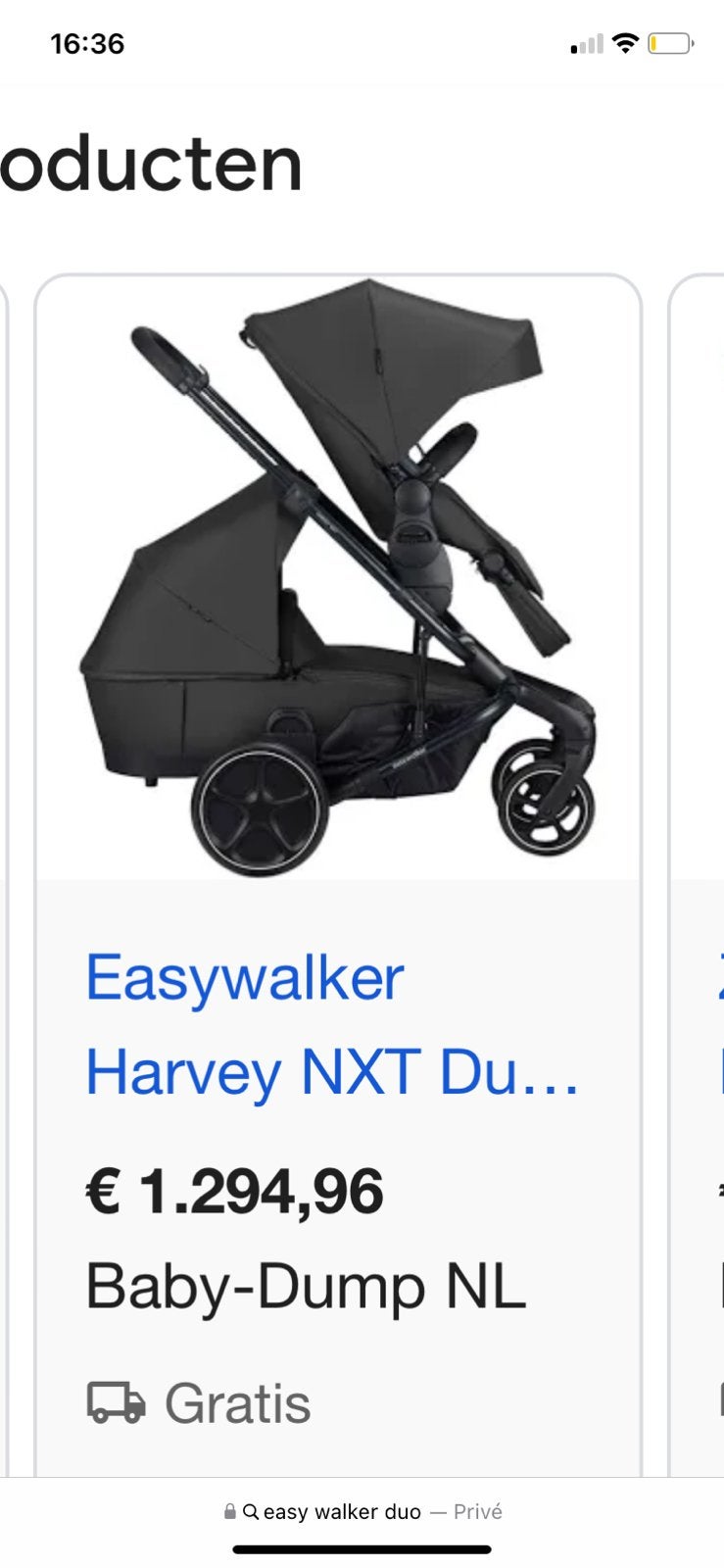 Zoetermeer duo wagen easy walker, Ophalen of Verzenden, Zo goed als nieuw