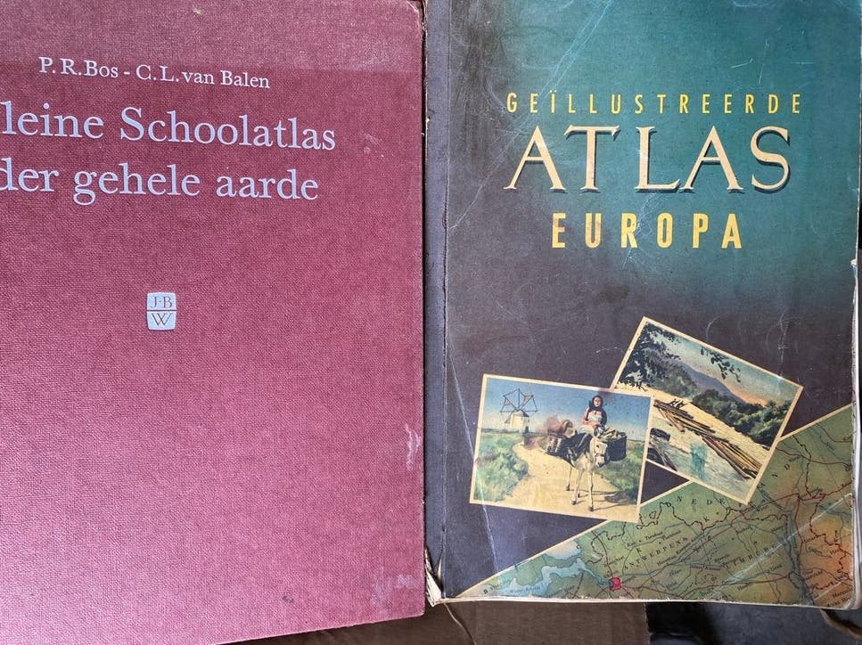 Diverse Atlassen: Bosatlas, Wereldatlas en meer, Bosatlas, 1800 tot 2000, Wereld, Ophalen