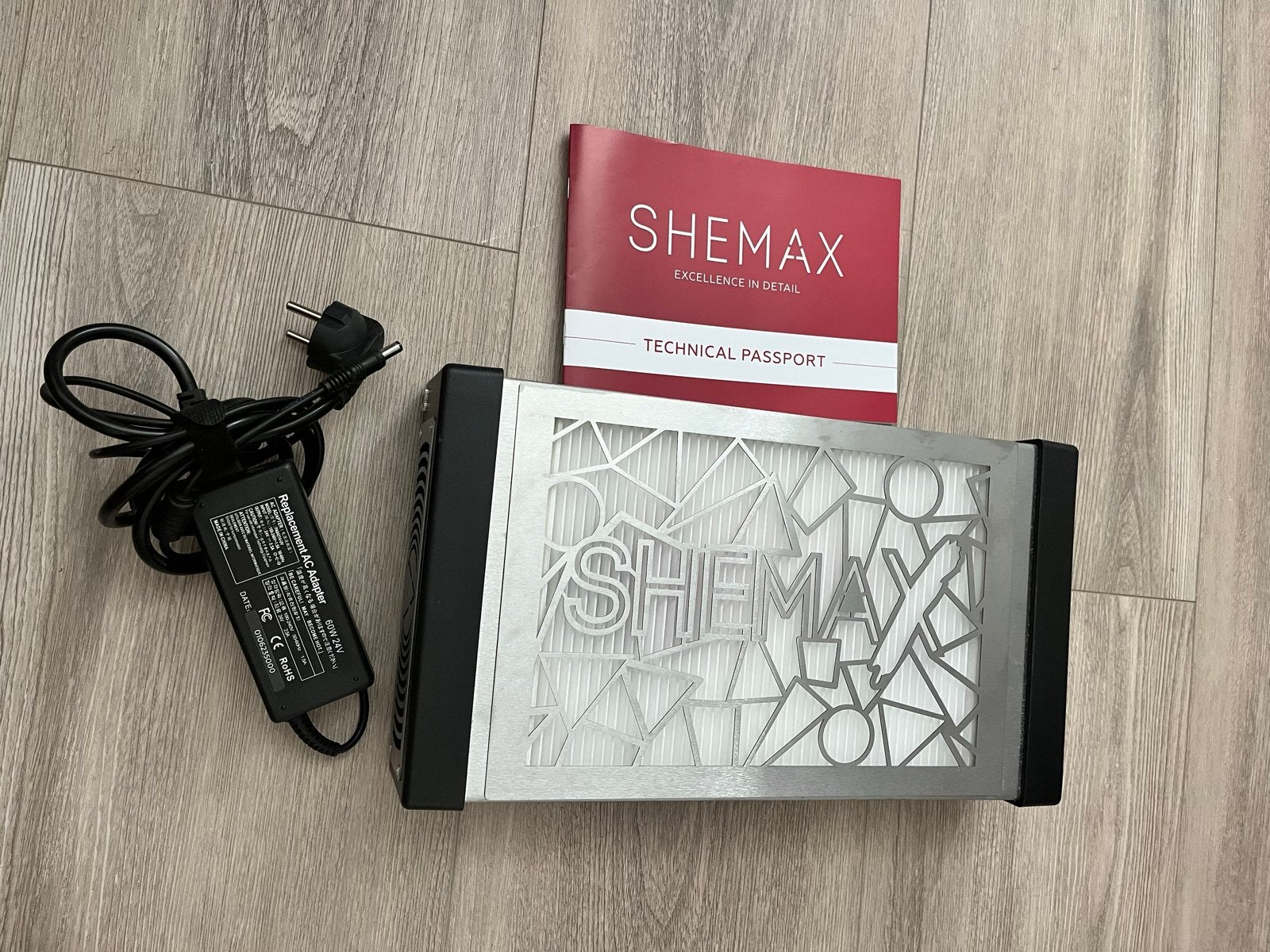 Shemax nagelstofafzuiger met adapter en handleiding, Witgoed en Apparatuur, Onderdelen en Toebehoren, Ophalen of Verzenden, Zo goed als nieuw