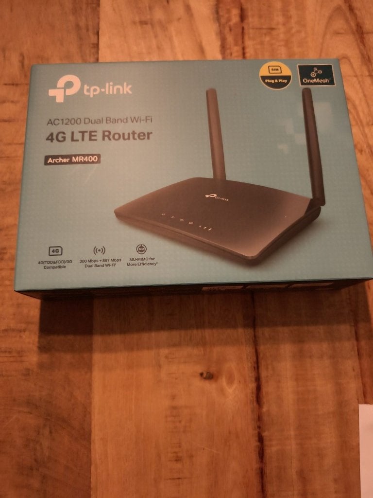 TP-Link Archer MR400 4G LTE router AC1200, Ophalen of Verzenden, Gebruikt, Router met modem