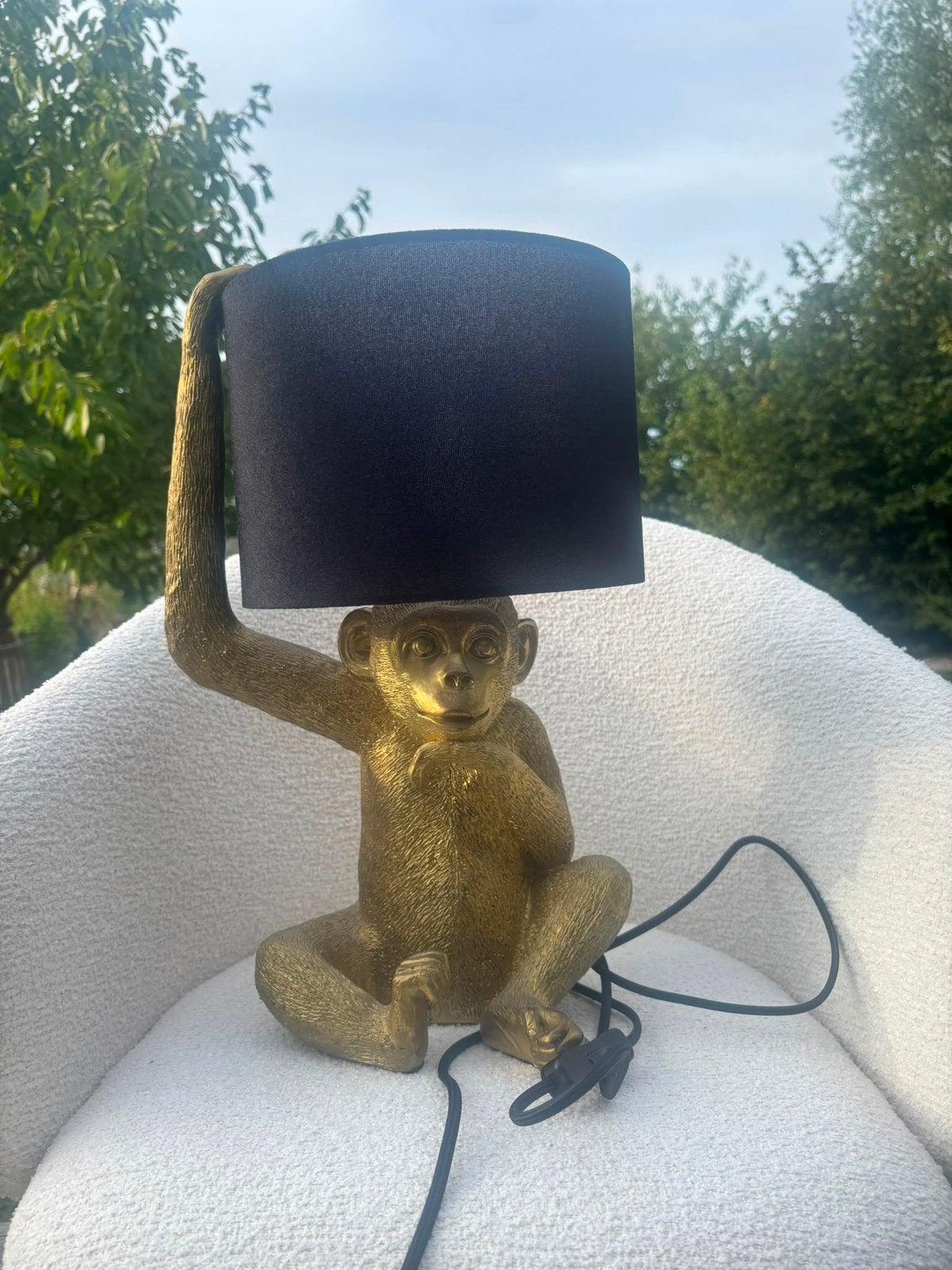 Lucide nachtlamp goude aap, Ophalen of Verzenden, Zo goed als nieuw, Nachtlamp, Lucide