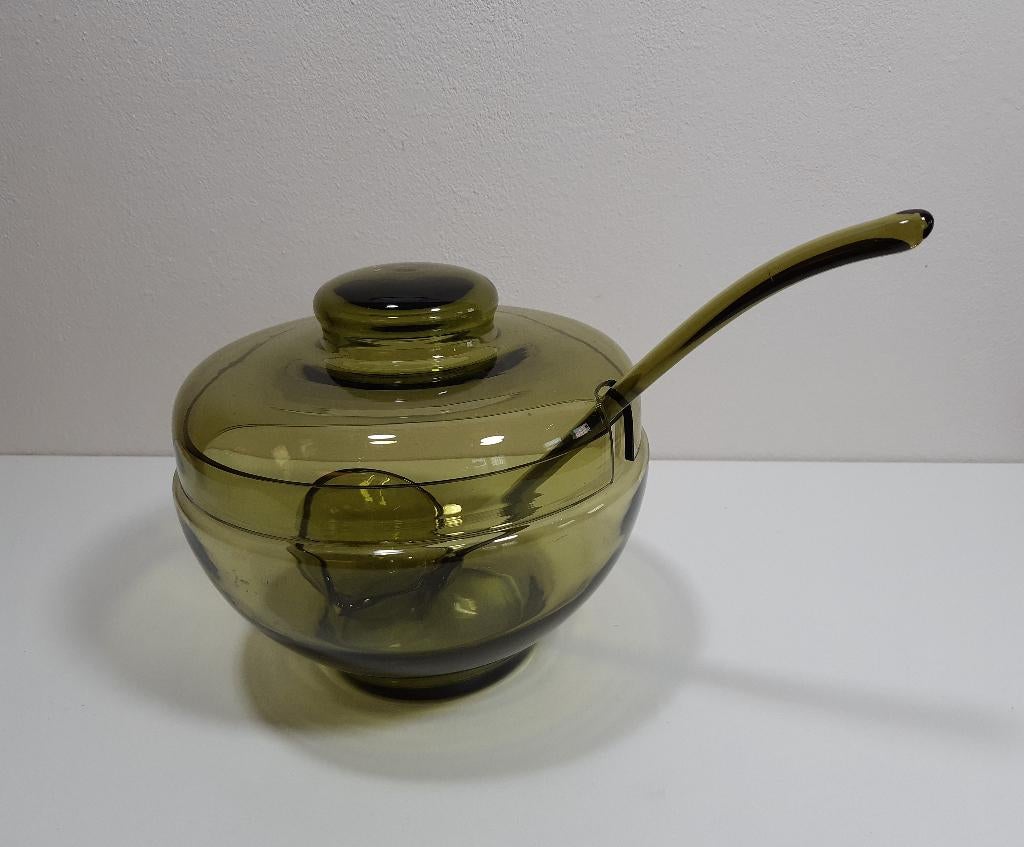GLAZEN BOWLSCHAAL A.D. COPIER, Ophalen of Verzenden