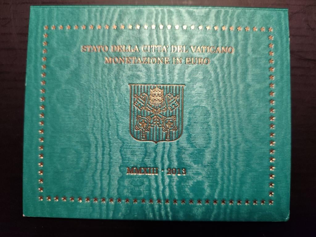 Vaticaan 1 ct t/m 2 euro 2013 BU Jaarset, Ophalen of Verzenden, Vaticaanstad, Overige waardes, Setje