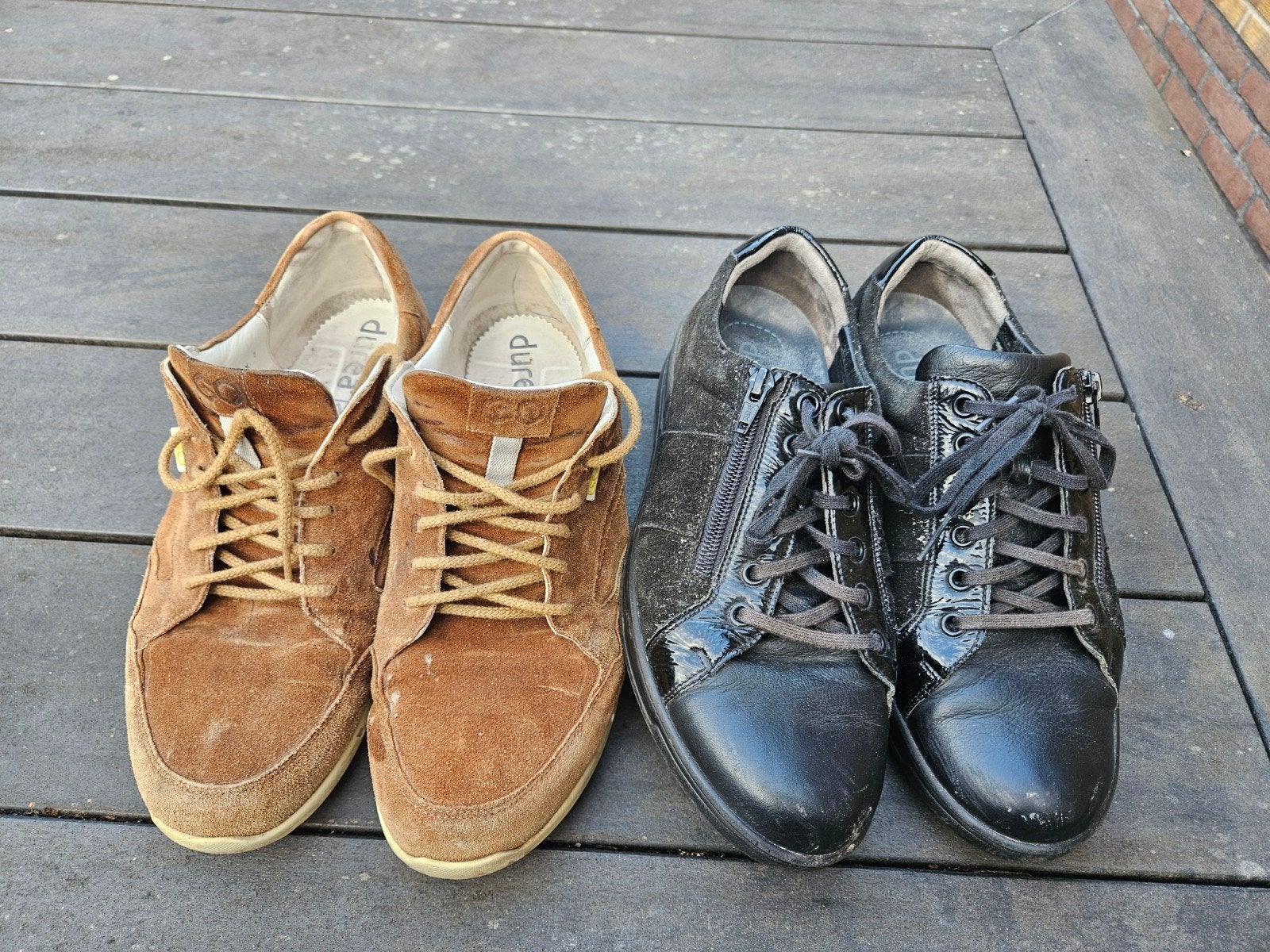 Durea schoenen extra wijd K - Bruin en Zwart, Durea, Zwart, Ophalen of Verzenden, Sneakers of Gympen