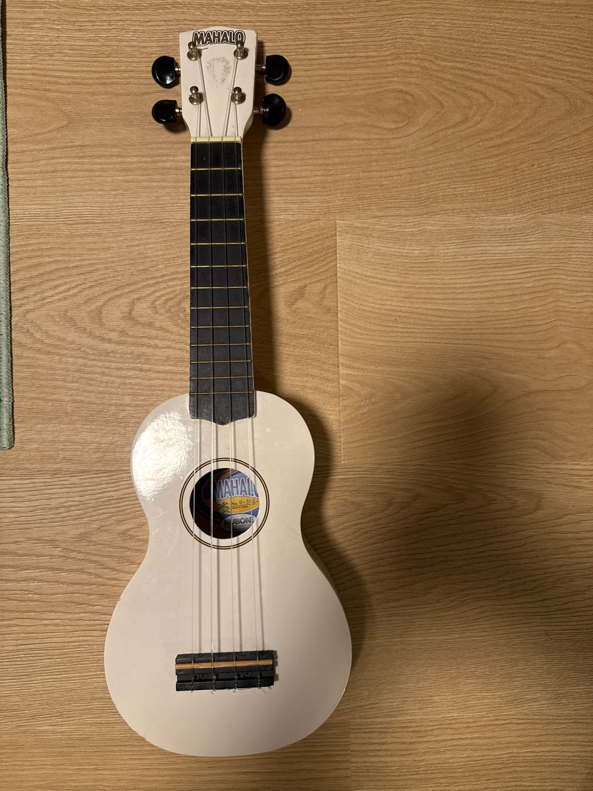 Mahalo Ukelele Wit - Zo goed als nieuw, Ophalen, Zo goed als nieuw, Overige typen