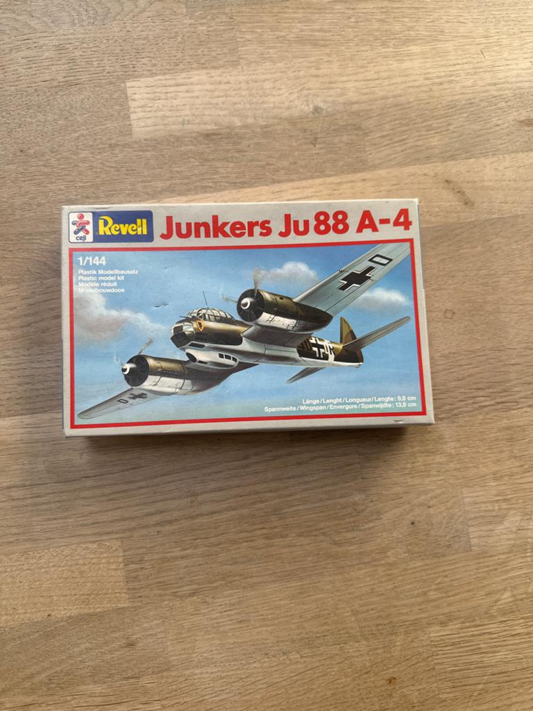 Revell Junkers Ju 88 A-4 Modelvliegtuig 1:144, 1:144 tot 1:200, Revell, Nieuw, Ophalen of Verzenden