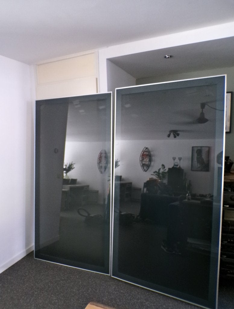Set van 2 hoogwaardige roldeuren voor de Ikea Pax kasten, Ophalen, Gebruikt, 100 tot 150 cm, 200 cm of meer