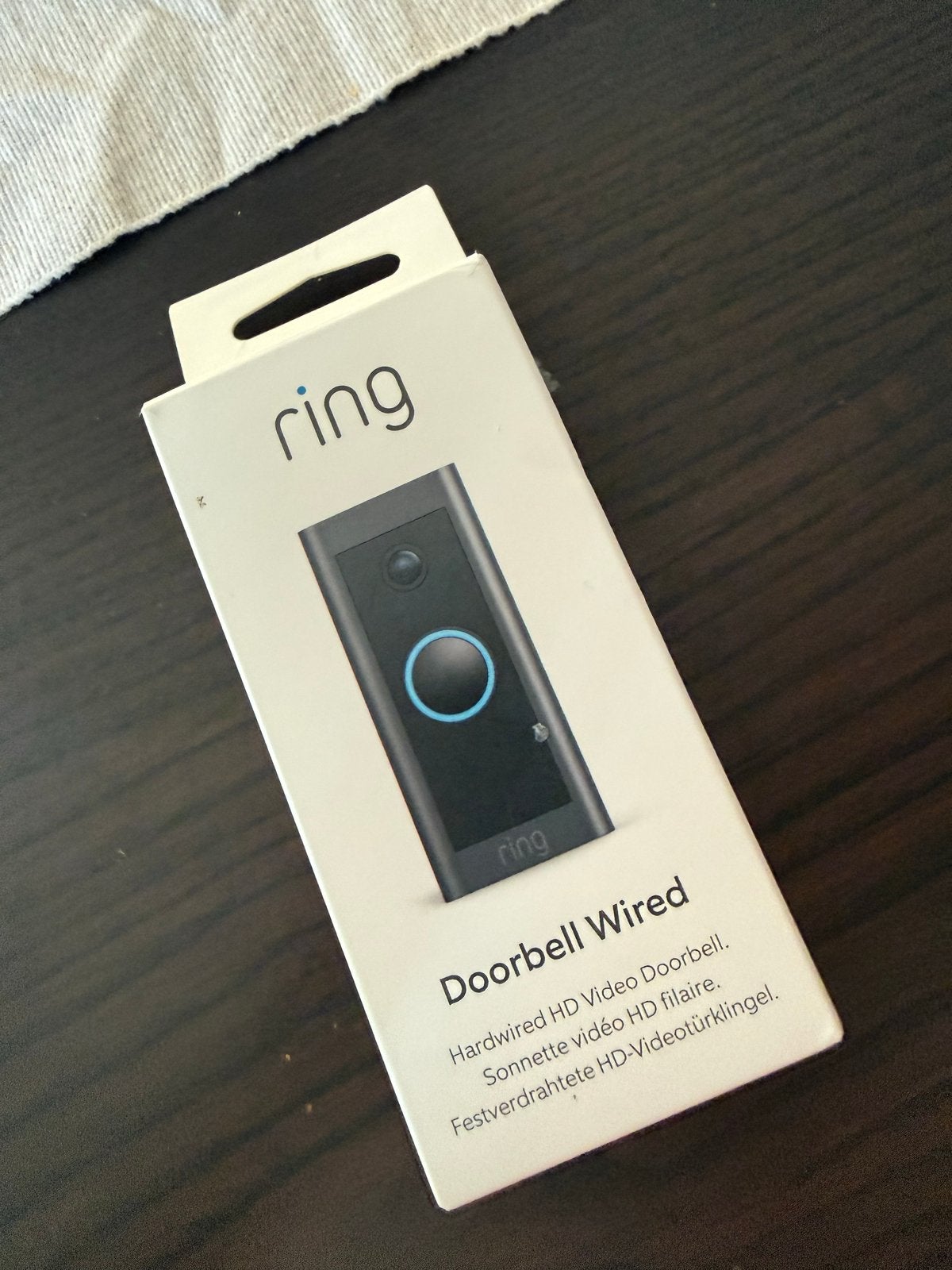 Ring Video Deurbel Bedraad - Hardwired HD Video Doorbell