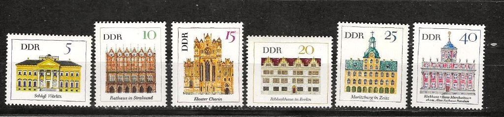 DDR 1245-1250 pf, Ophalen of Verzenden, DDR, Postfris
