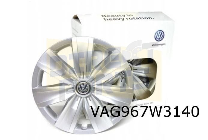 Volkswagen Wieldoppen set (4x) 16'' inch Origineel! 2GA07145, -, Verzenden, -, Nieuw