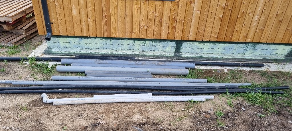Rioolpijpen gemengd, Doe-het-zelf en Verbouw, Buizen en Afvoer, Afvoer, Pvc, Zo goed als nieuw, 80 mm of meer