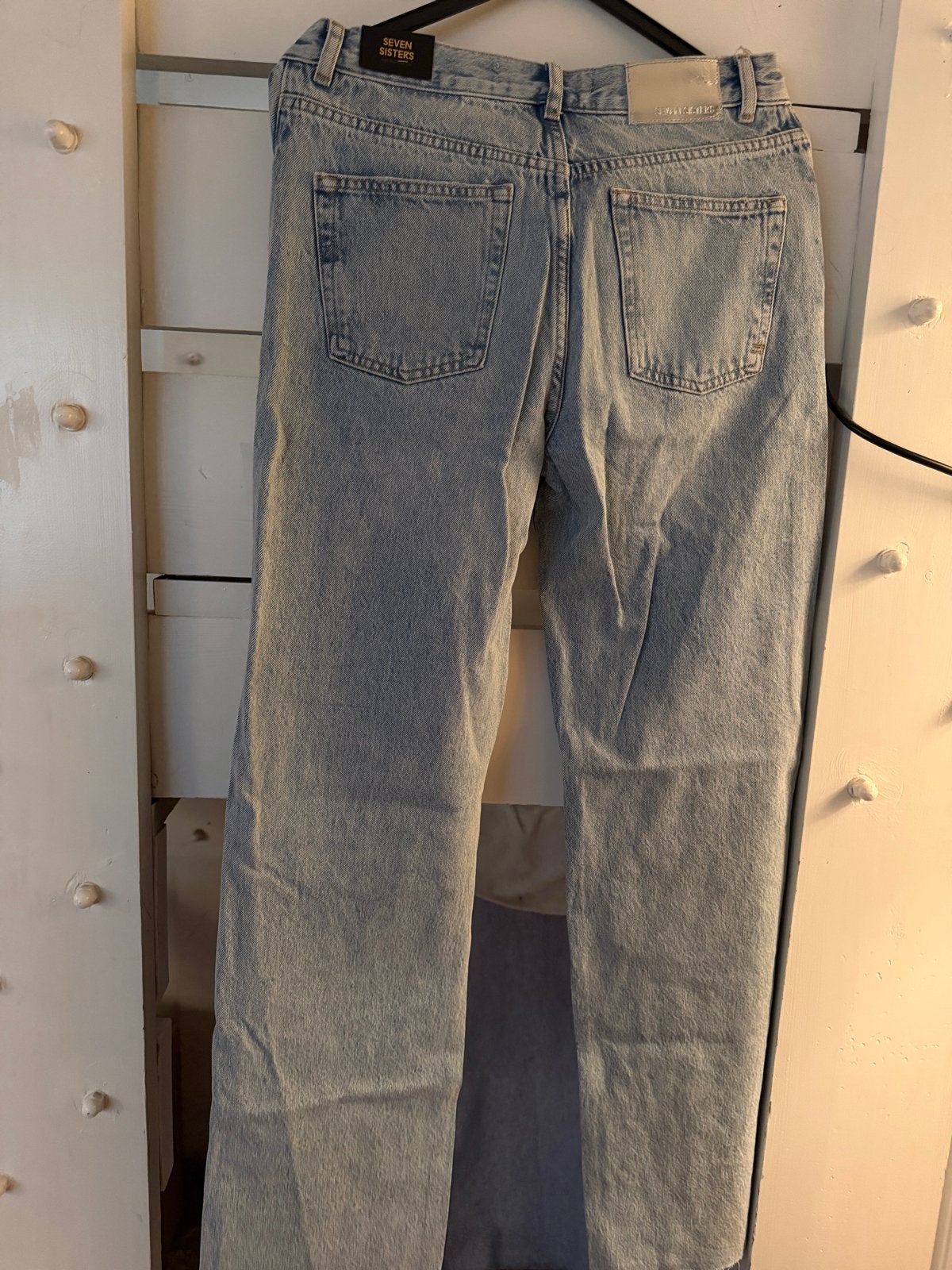 Nieuwe Seven Sisters jeans met glitter stenen, Ophalen of Verzenden, Nieuw, Blauw, W27 (confectie 34) of kleiner