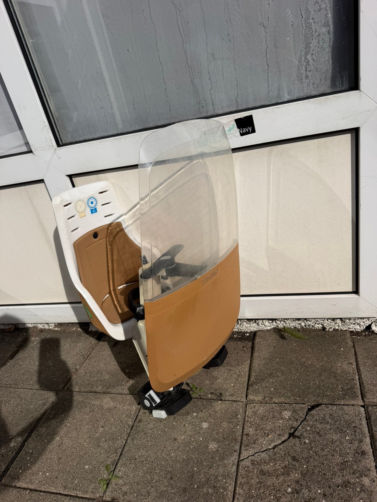 Fiets stoeltje, Ophalen, Zo goed als nieuw