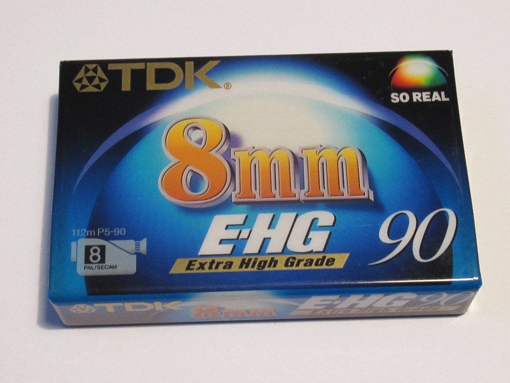 TDK 8mm EHG 90 - Nieuw in verpakking, Verzenden, 8mm film