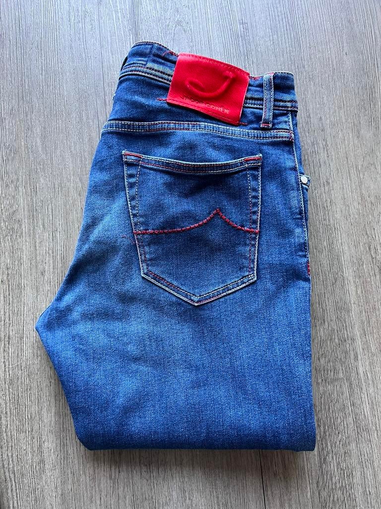 Jacob Cohen jeans size 33 type J688 comfort amper gedragen, Blauw, Jacob Cohen, Ophalen of Verzenden, Zo goed als nieuw