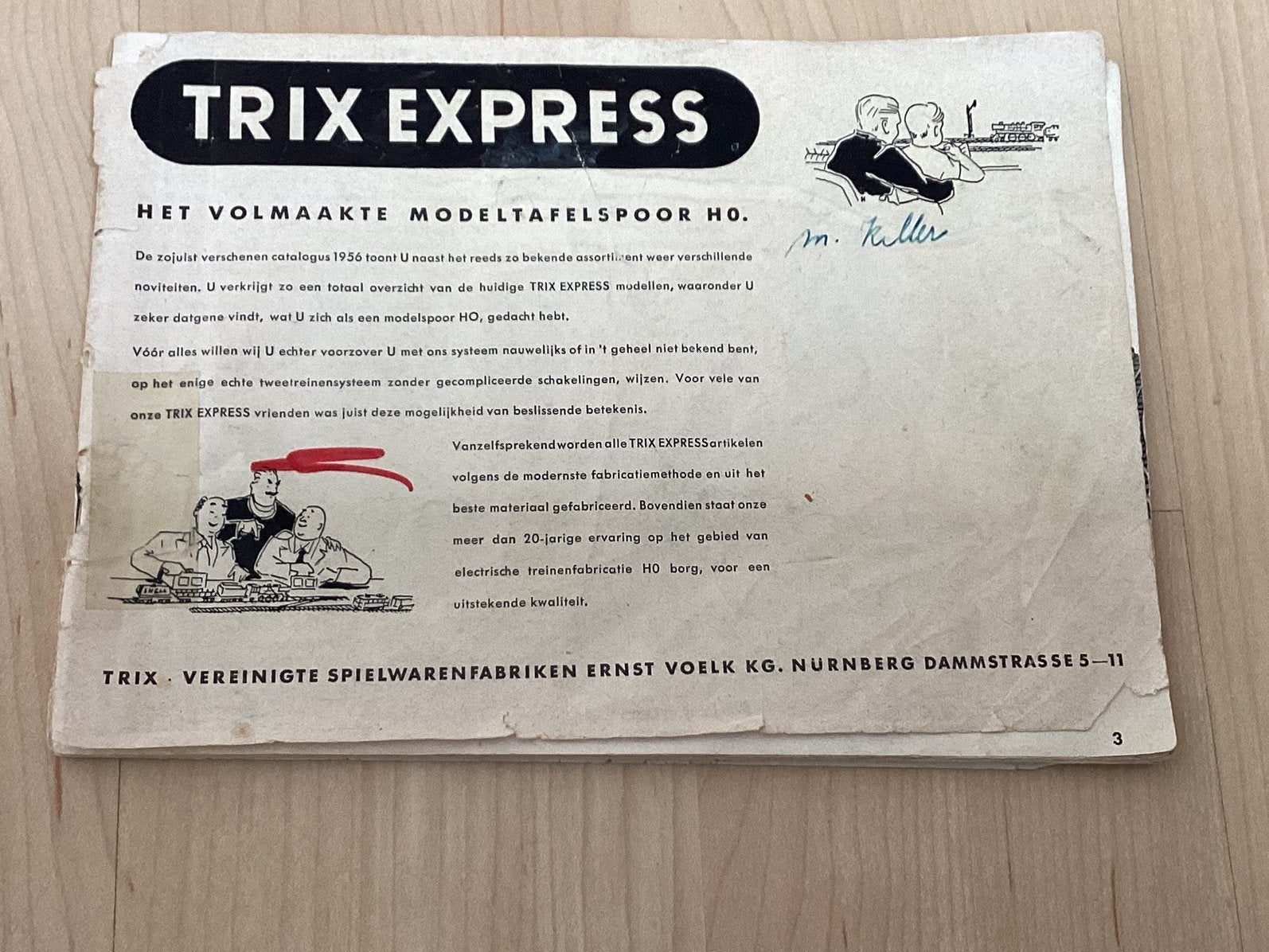 Catalogus Trix Express 1956, Gebruikt, Gelijkstroom, Trix, Boek, Tijdschrift of Catalogus