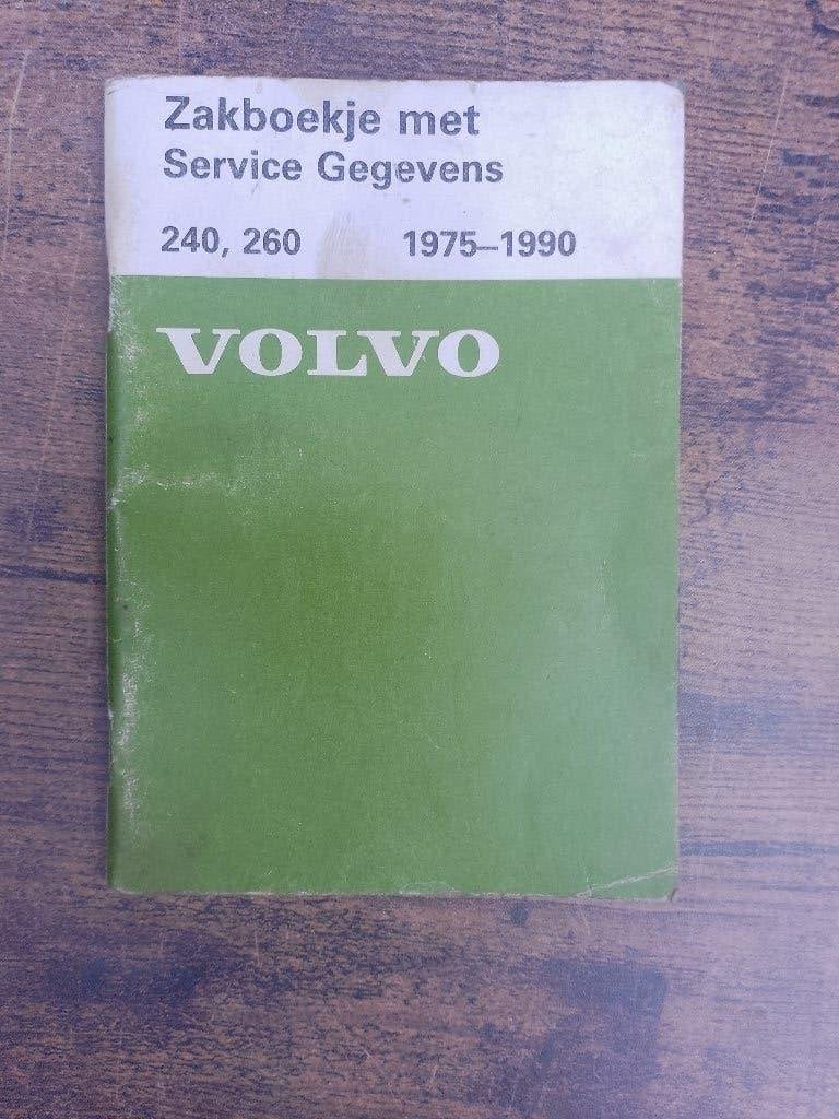 Volvo 240 - 260  1975 - 90 Dealer zakboekje informatie, Auto diversen, Handleidingen en Instructieboekjes, Verzenden
