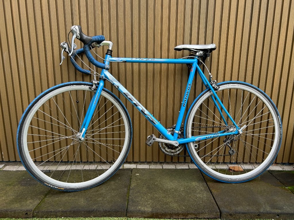 Batavus racefiets - Blauw, in zeer goede staat, Fietsen en Brommers, Fietsen | Racefietsen, Ophalen, 28 inch, Gebruikt, 10 tot 15 versnellingen