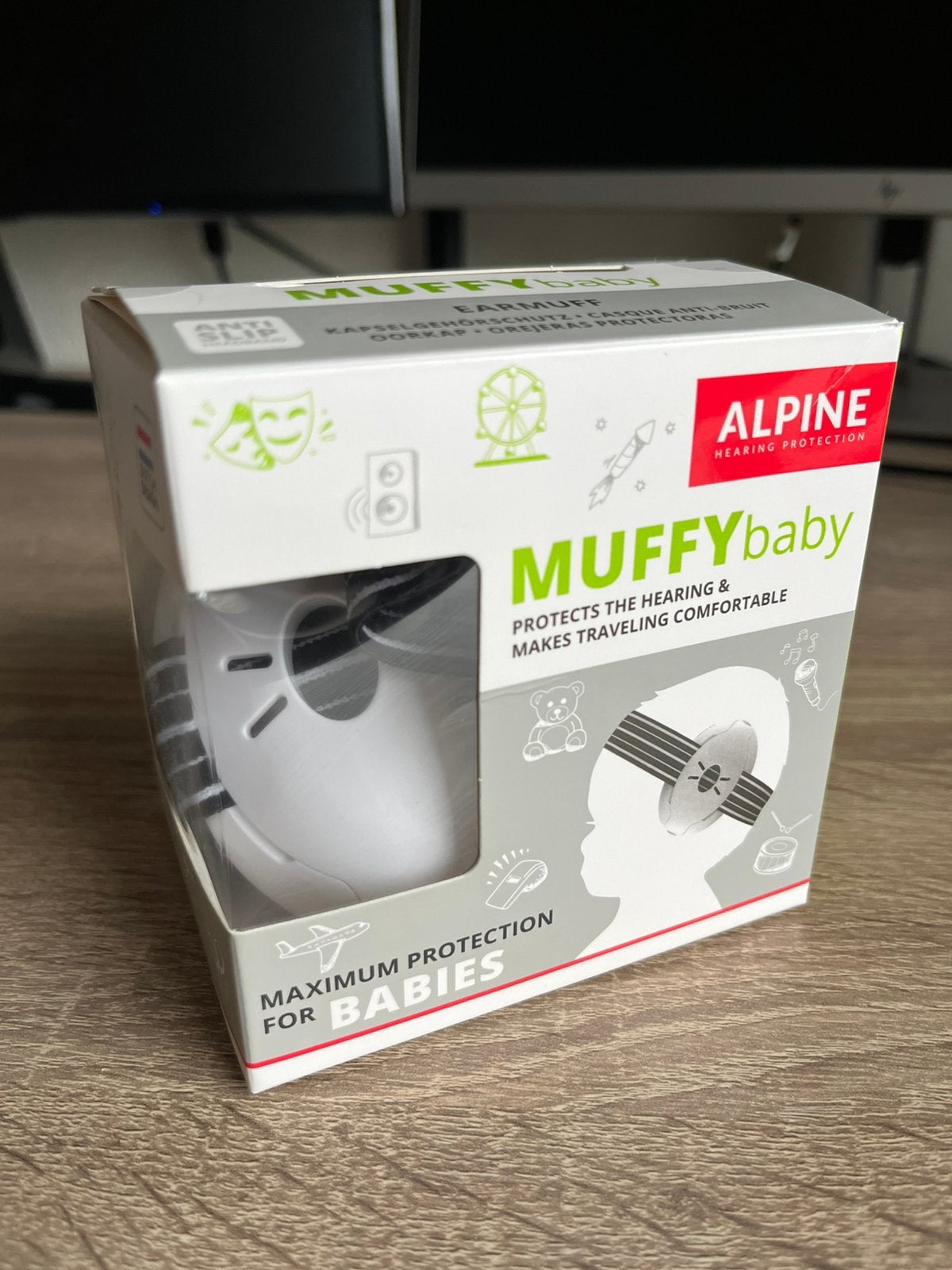 Alpine Muffy baby/peuter gehoorbescherming, Ophalen, Zo goed als nieuw