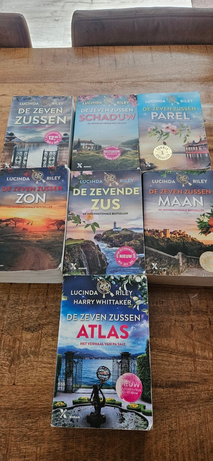 De Zeven Zussen serie (deel 1,3,4,5,6,7 en Atlas), Boeken, Romans, Ophalen