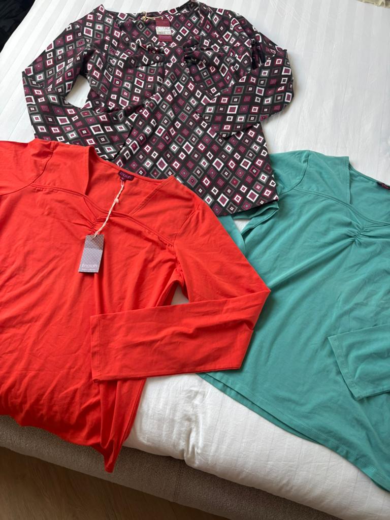 Enolah 3 nieuwe tops maat 46, Ophalen of Verzenden, Nieuw, Maat 46/48 (XL) of groter