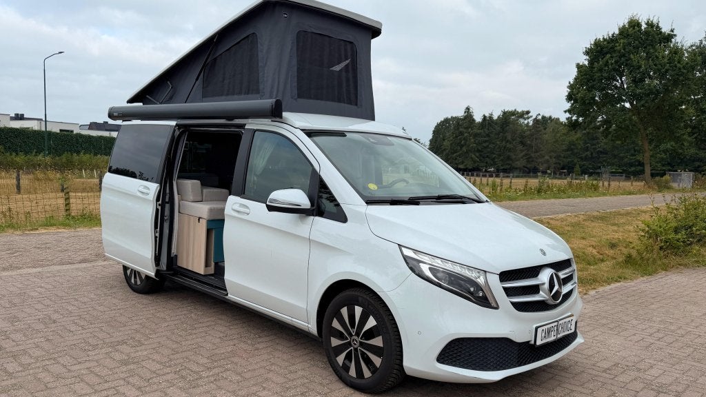 mercedes v250 | 2020 | 190pk | trekhaak | unieke indeling 2p, Automaat, Chemisch toilet, Buscamper of Camperbus, Info@mercedes-benz.com