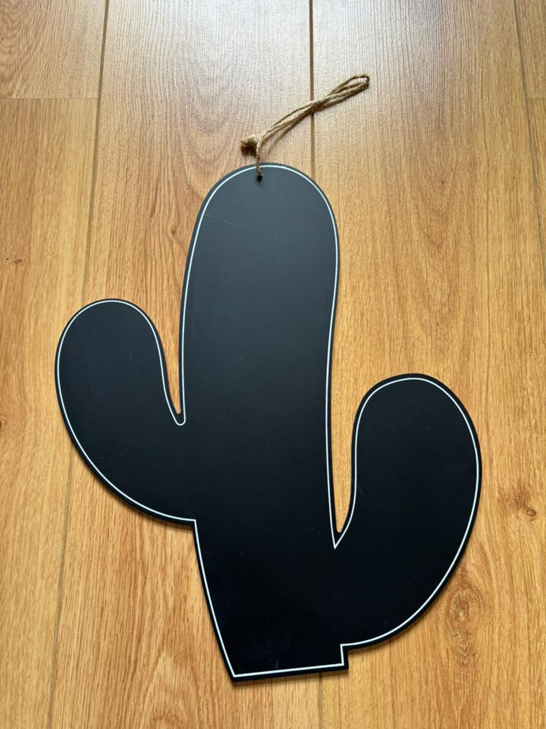 Krijtbord cactus, Huis en Inrichting, Ophalen of Verzenden, Nieuw, Krijtbord