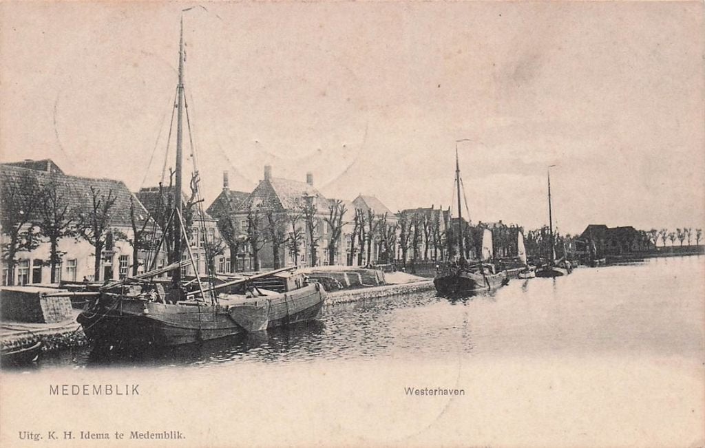 703-377-007 Medemblik Westerhaven, Verzenden, Voor 1920, Noord-Holland