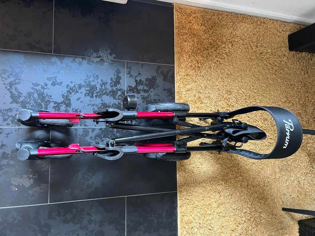 Inklapbare roode rollator, Diversen, Ophalen, Zo goed als nieuw
