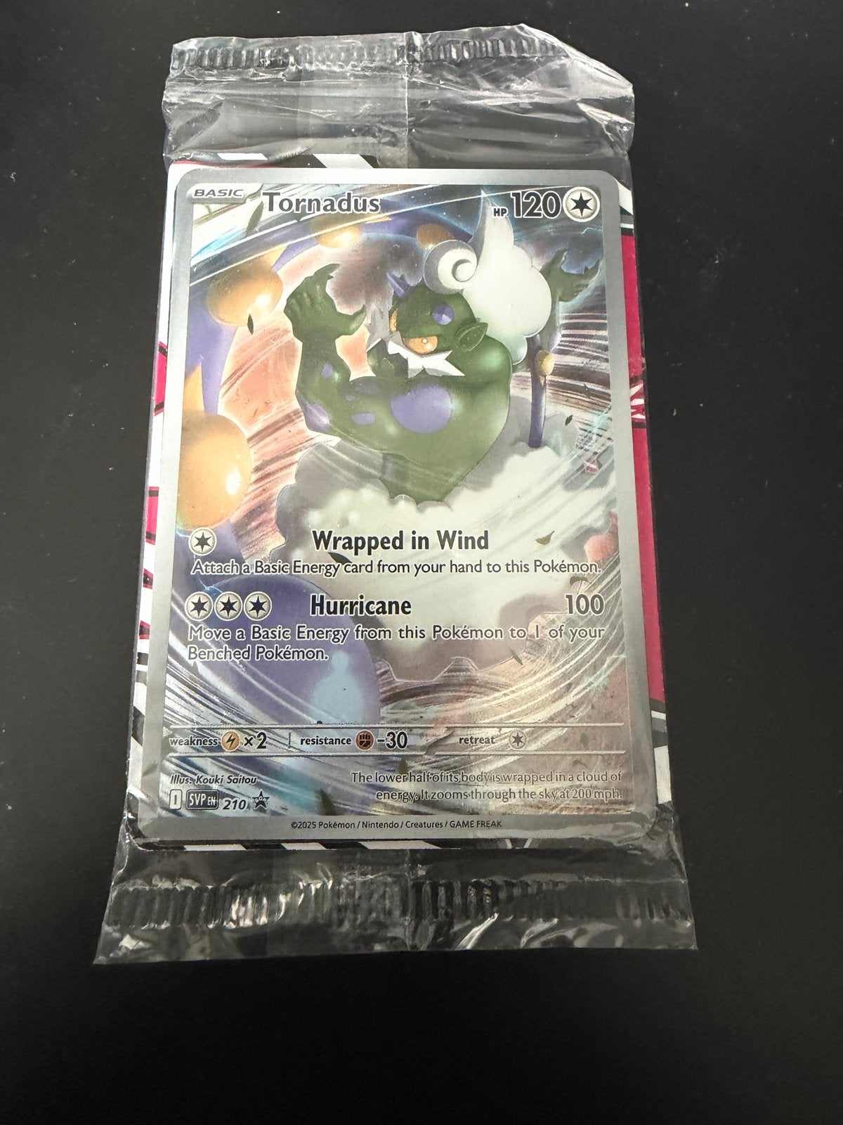 Sealed Tornadus Promo – White Flare Black Star Promo, Ophalen of Verzenden, Nieuw, Losse kaart, Foil