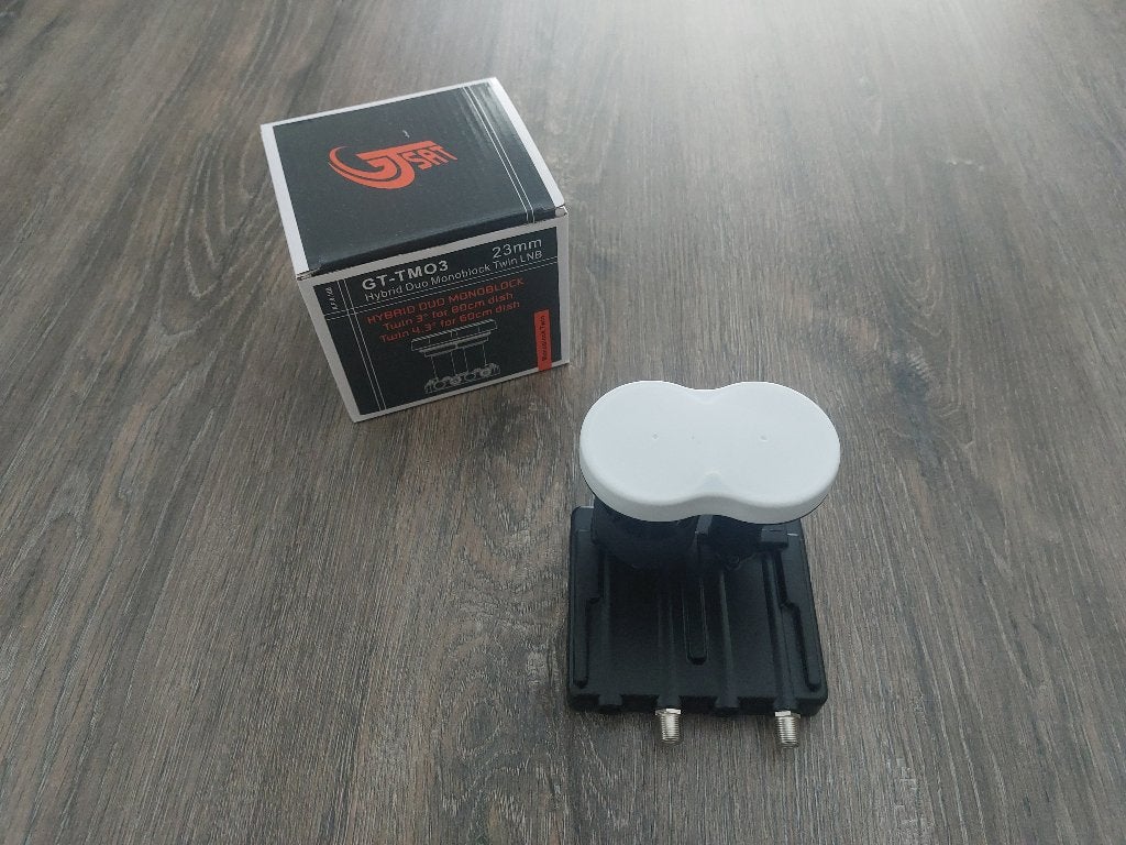 NIEUW GT-Sat TMO3 Monoblock Twin LNB, Ophalen of Verzenden, Nieuw, (Schotel)antenne-accessoires, Overige merken