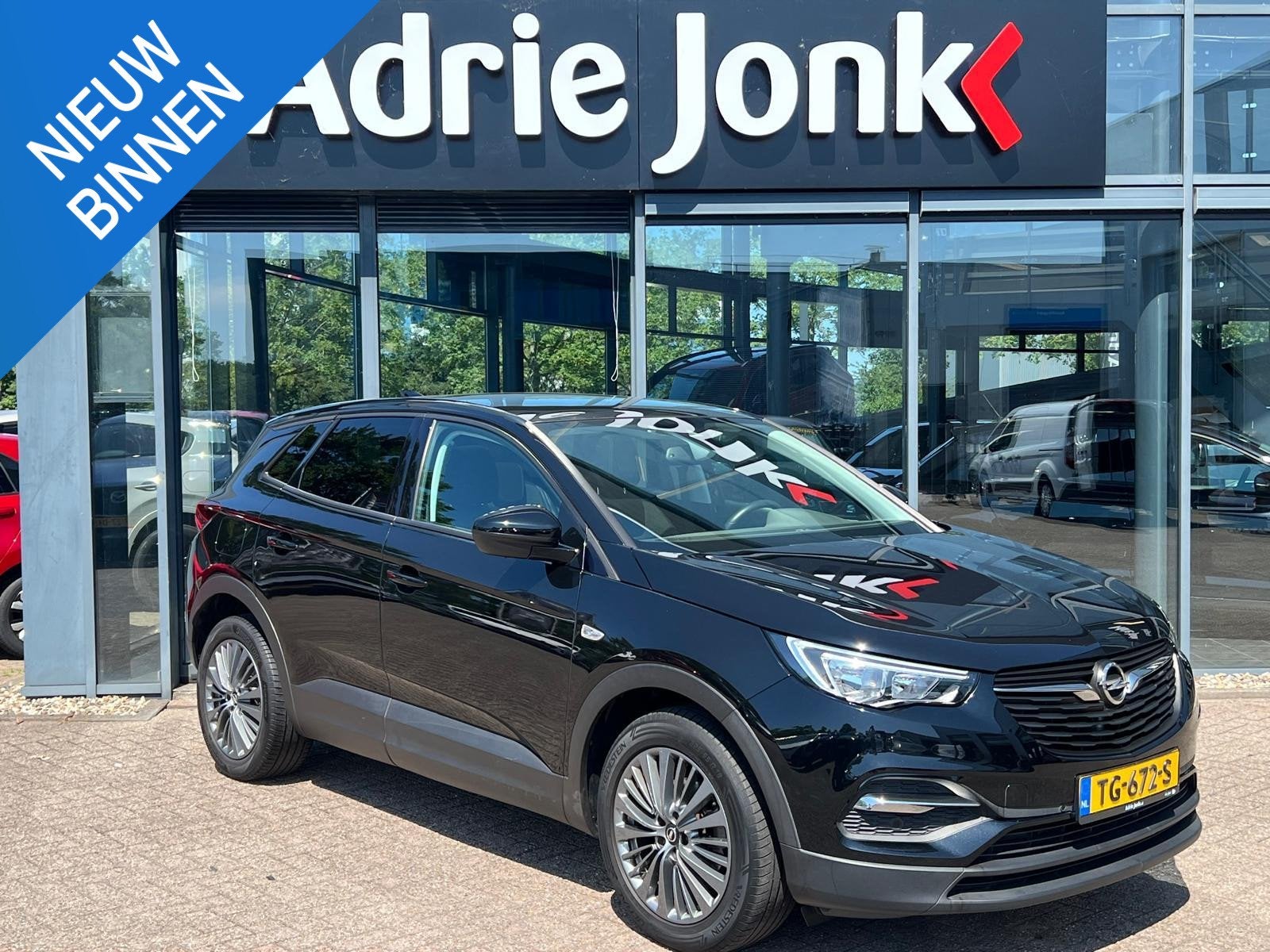 Opel Grandland X 1.2 Turbo Online Edition AUTOMAAT | TREKHAA, Auto's, Opel, Stof, Gebruikt, 1199 cc, Origineel Nederlands