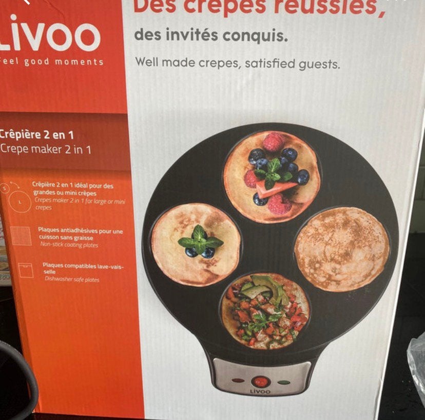 Ekectrisch pannekoeken bakken, Ophalen, Uitneembare platen, Zo goed als nieuw