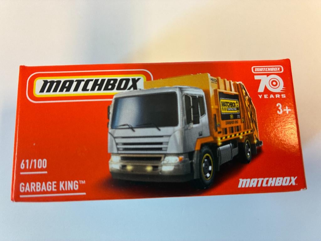 89864: Garbage King - Matchbox, Nieuw, Ophalen of Verzenden, Gondel 1, 1186MJ Amstelveen, Service.nl@mattel.com