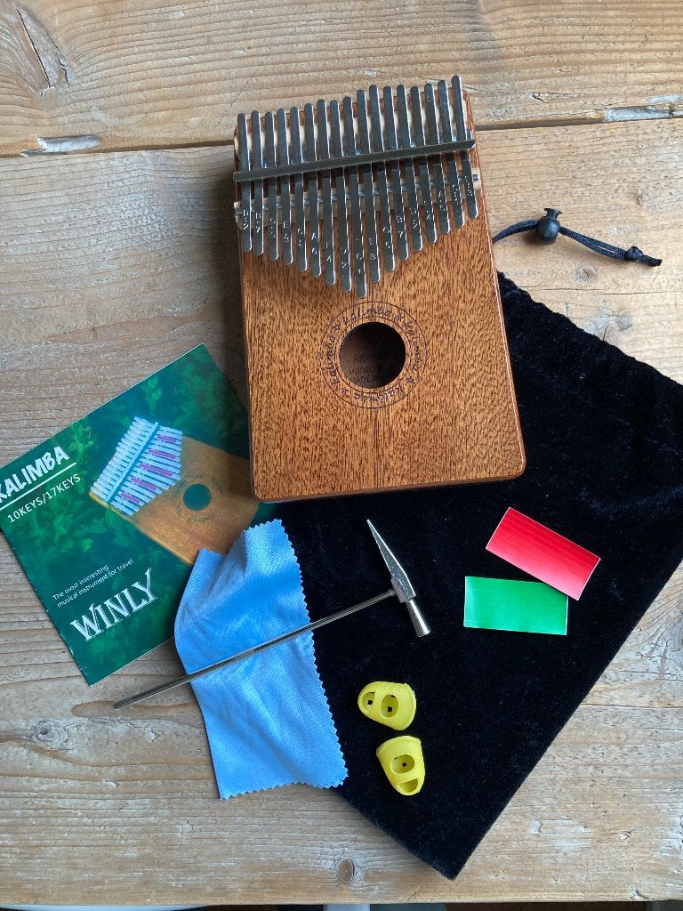 SoundsGood Kalimba – 17 tonen – Duimpiano – Mahonie hout, Ophalen of Verzenden, Nieuw