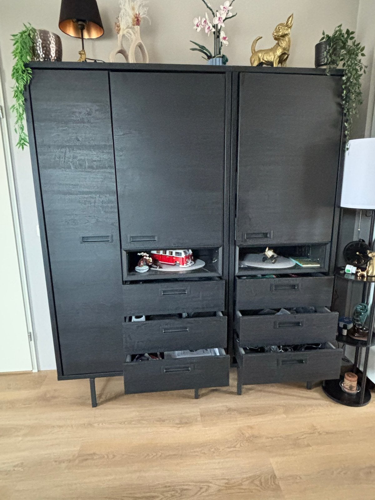Haco kasten en tafel set - Zo goed als nieuw, Huis en Inrichting, Ophalen, 100 tot 150 cm, 200 cm of meer, Zo goed als nieuw