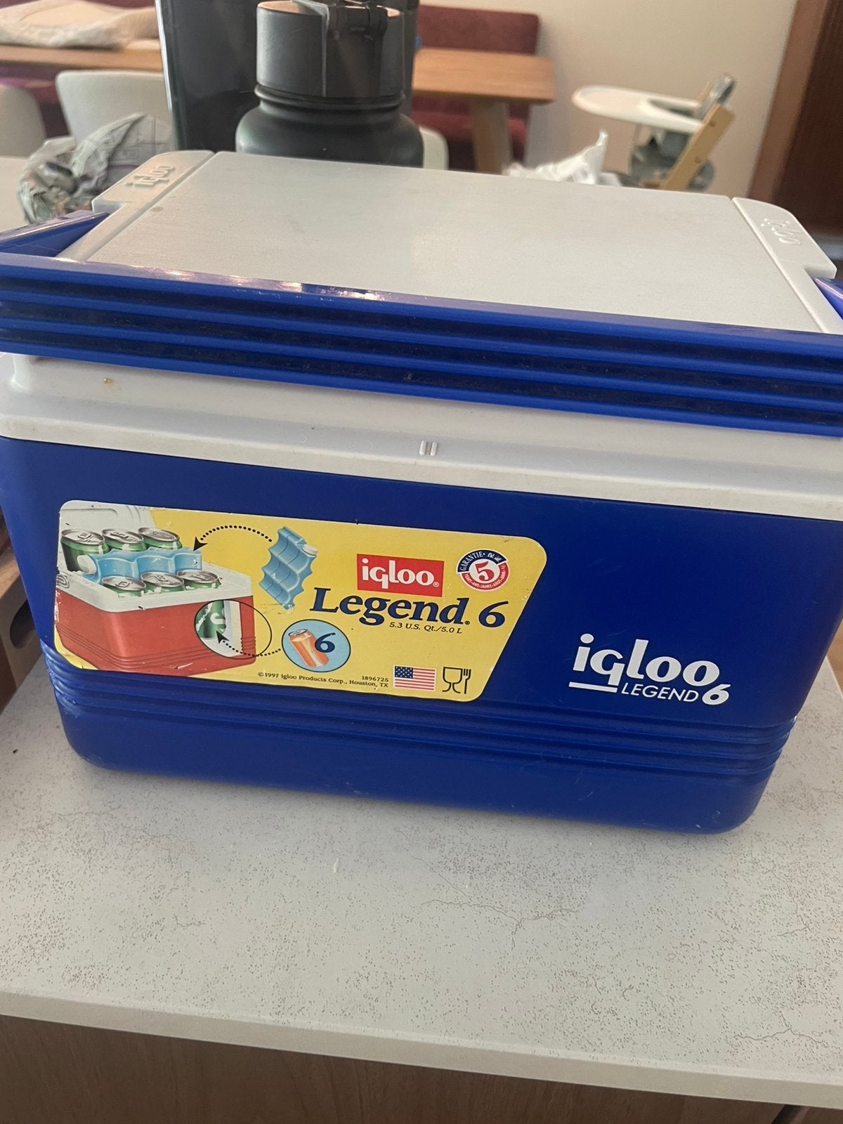 Kleine koelbox met koelelement, Ophalen of Verzenden, Gebruikt, Koelbox, Koelelement