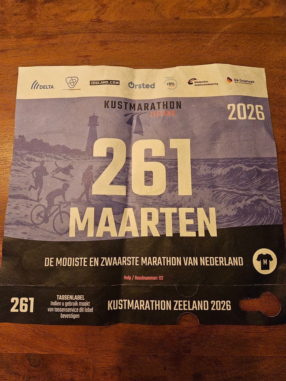 kustmarathon hardlopen, Eén persoon