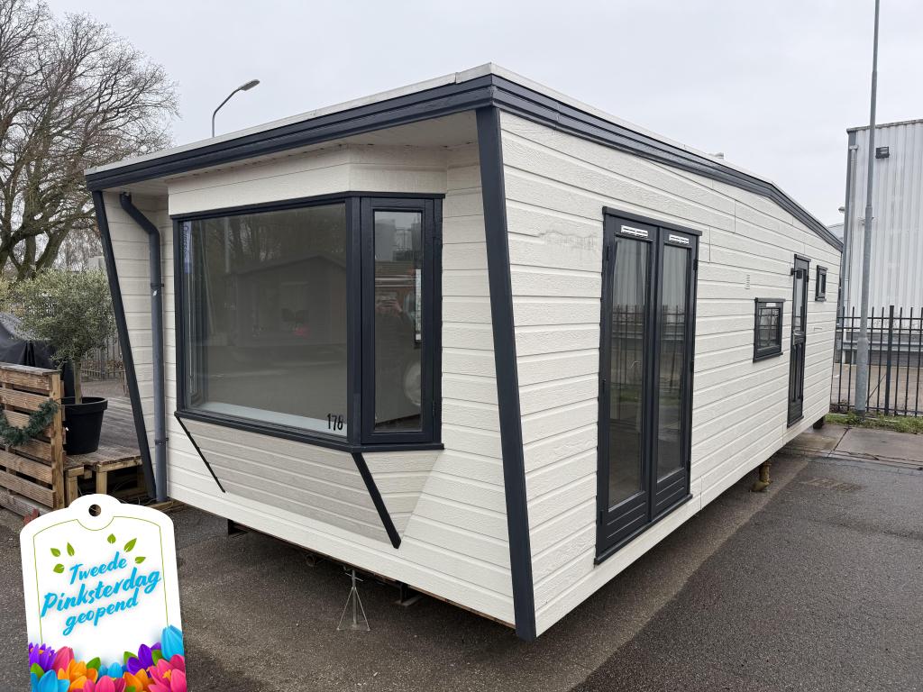 Saricar Chalet 9.40 x 3.80 m 2 Slp Winterhard, Caravans en Kamperen, Niet ingevuld, Niet ingevuld, Niet ingevuld