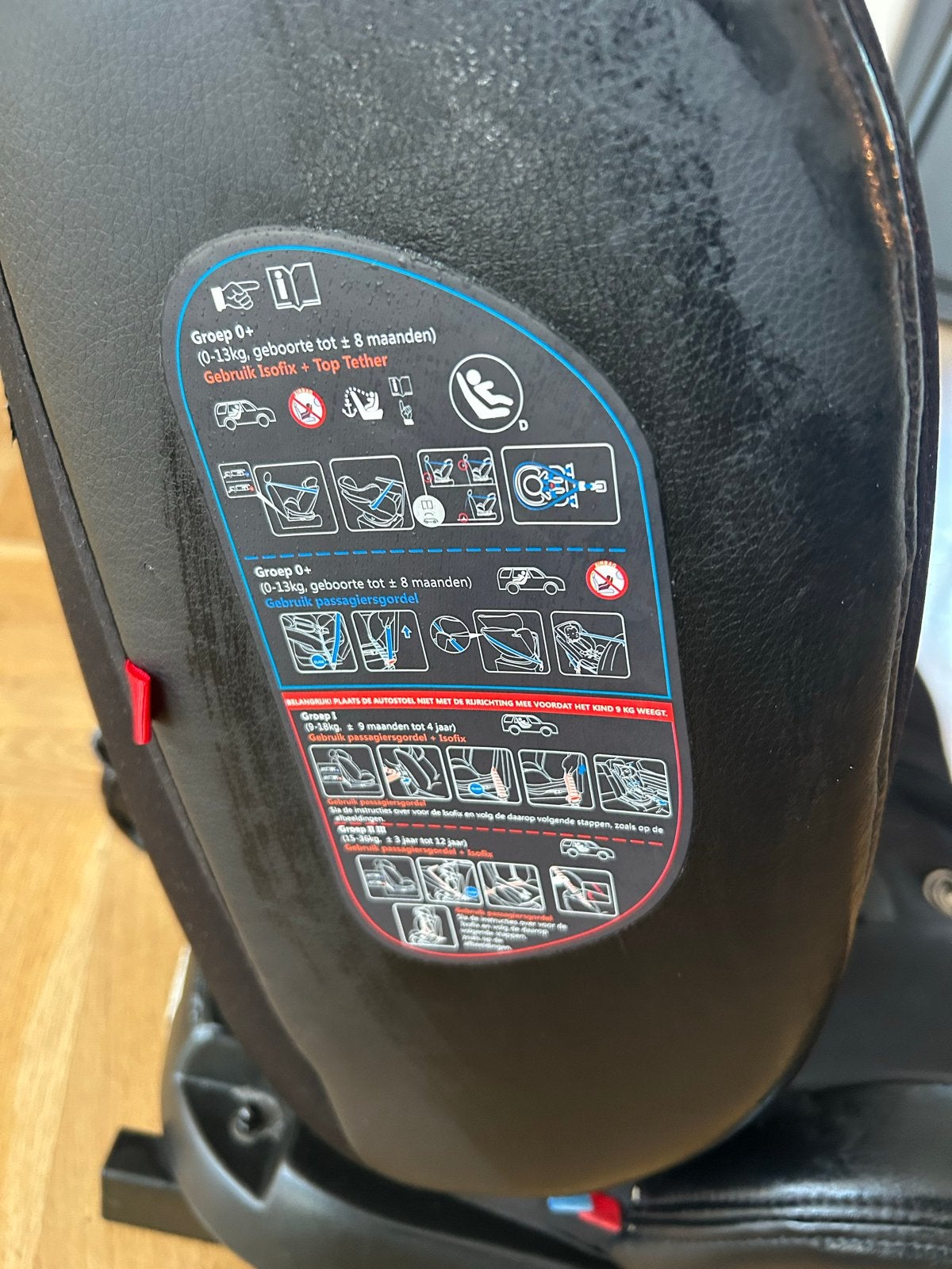 X-Adventure Autostoel 0-36 kg met Isofix en Top Tether, Overige merken, Autogordel of Isofix, Verstelbare rugleuning, Ophalen of Verzenden