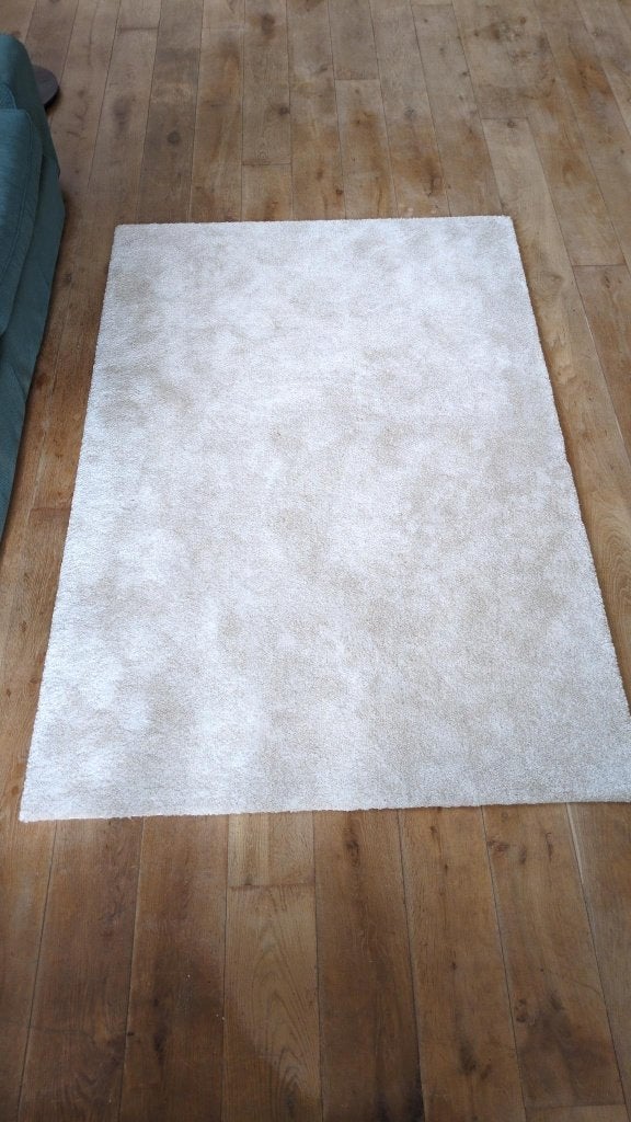 Mooi ecru kleed Ikea Stoense, 133 x 195cm, ongebruikt, Ophalen, Crème, 150 tot 200 cm, Nieuw
