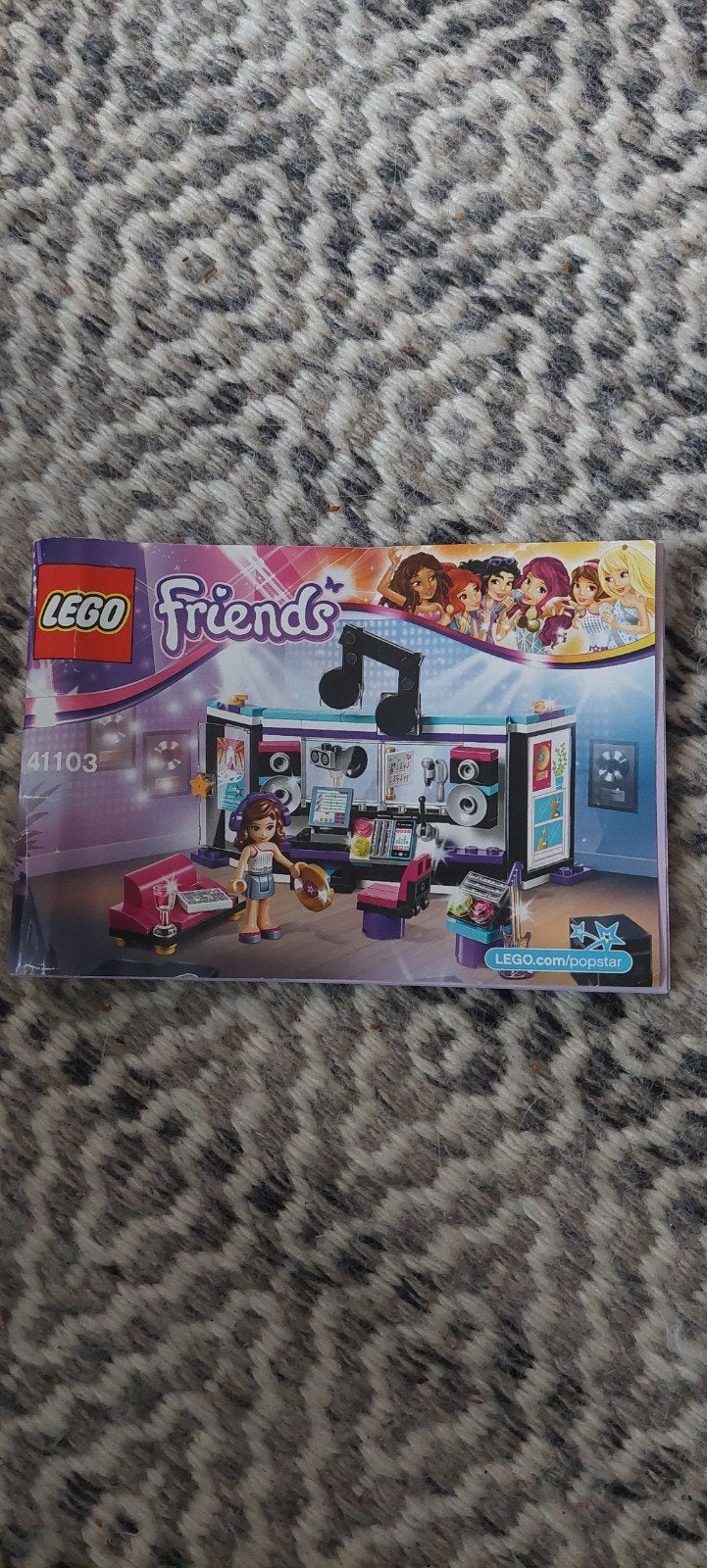 lego friends popster opname studio 41103, Ophalen of Verzenden, Zo goed als nieuw
