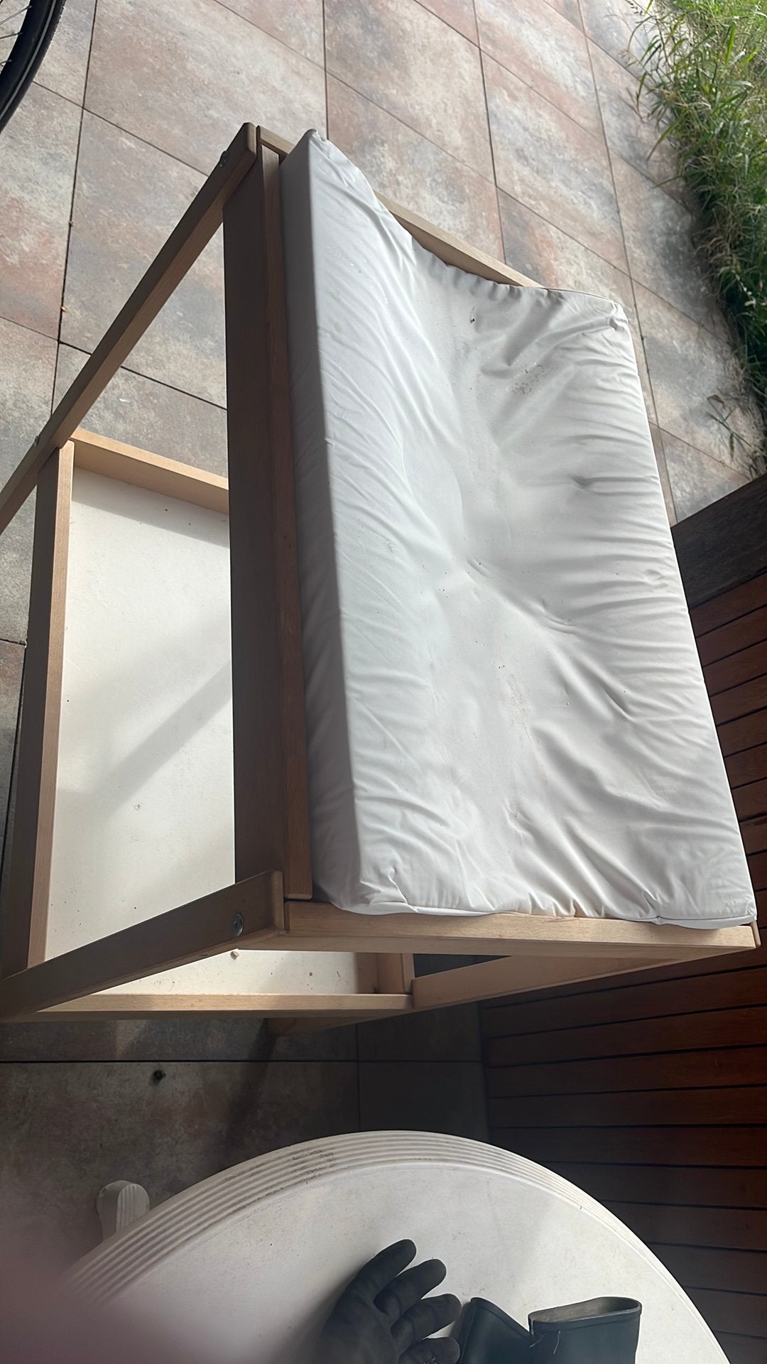 Commode ikea + aankleedkussen, Ophalen, Minder dan 75 cm, 50 tot 70 cm, Zo goed als nieuw