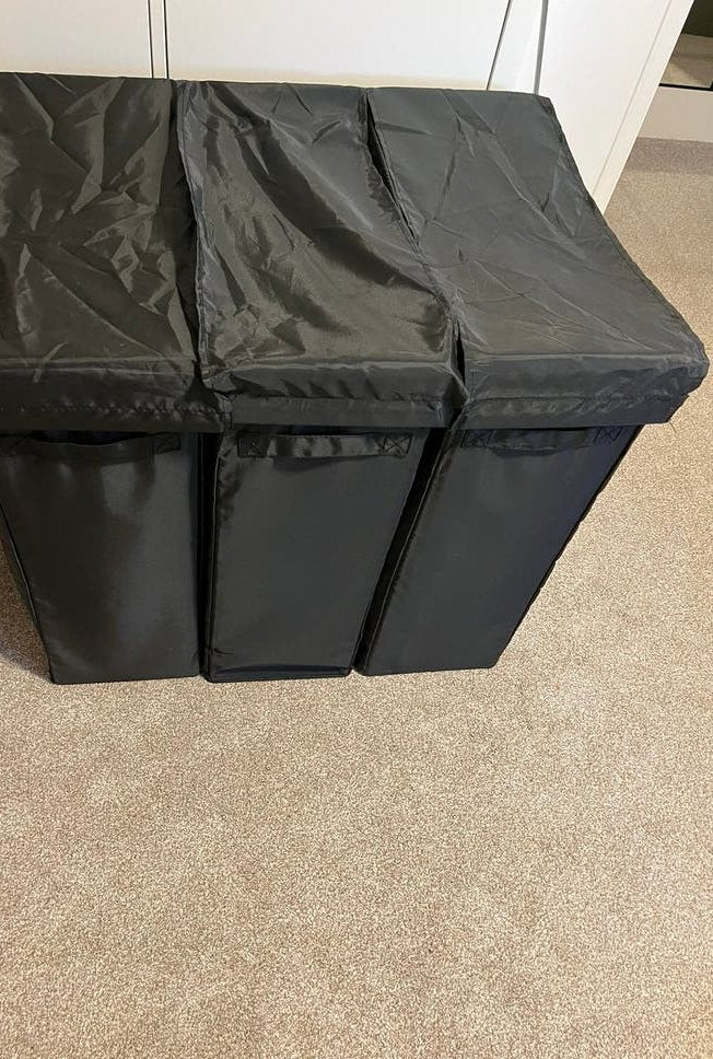 Skubb waszakken ikea zwart, Gebruikt, Zwart, Wasmand, Ophalen