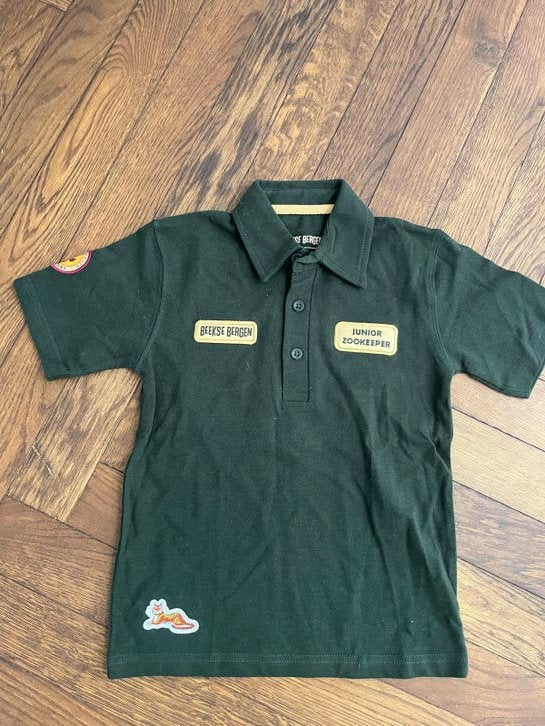 Beekse Bergen Junior Zookeeper Polo Shirt Maat 3/4, Ophalen, Gebruikt, Jongen of Meisje